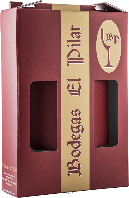ESTUCHE CARTON 3 BOTELLAS
